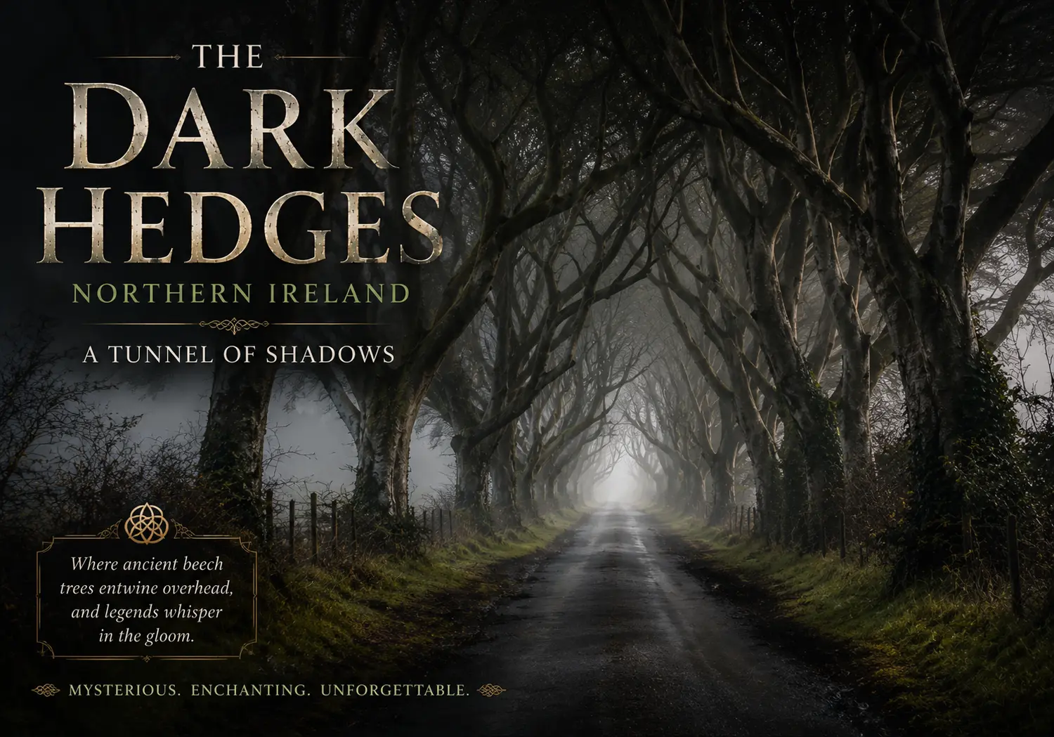 The Dark Hedges, Northern Ireland: A Tunnel of Shadows