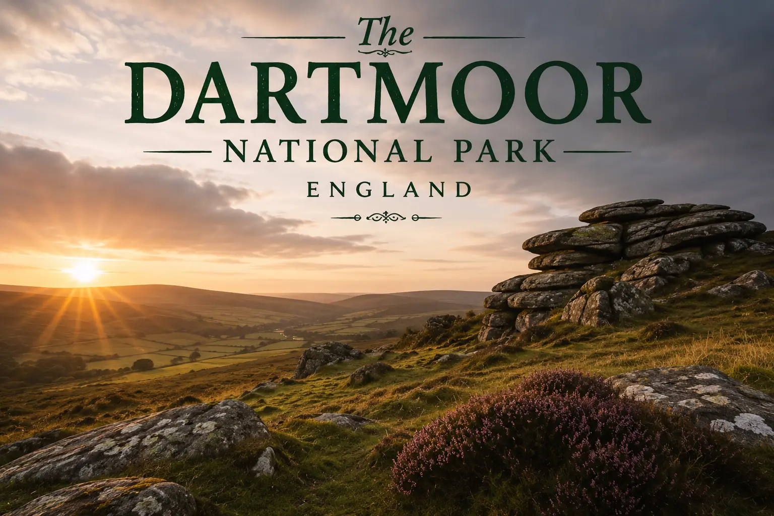 The Dartmoor National Park, England