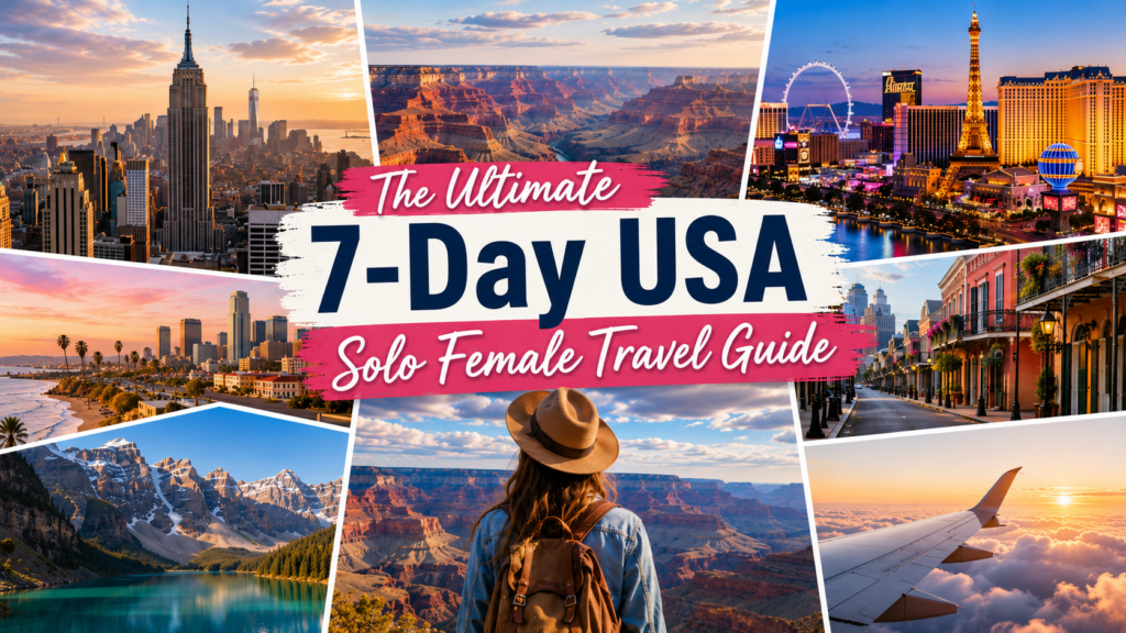 The Ultimate 7-Day USA Solo Female Travel Guide: Safe, Smart & Unforgettable