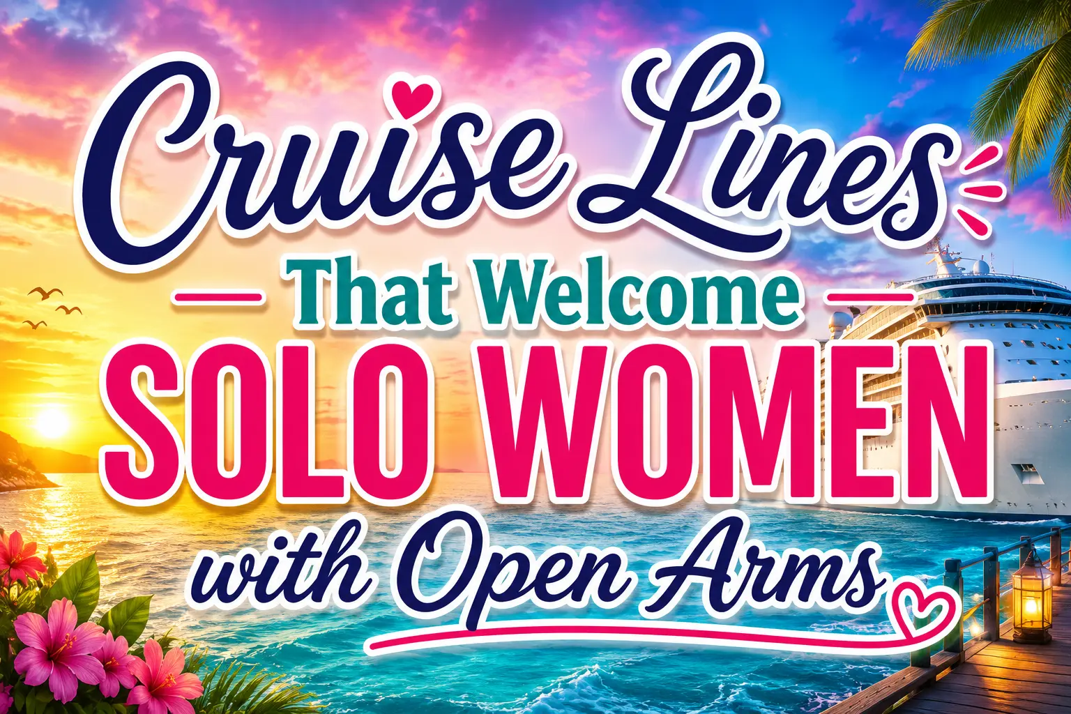 Cruise Lines That Welcome Solo Women with Open Arms