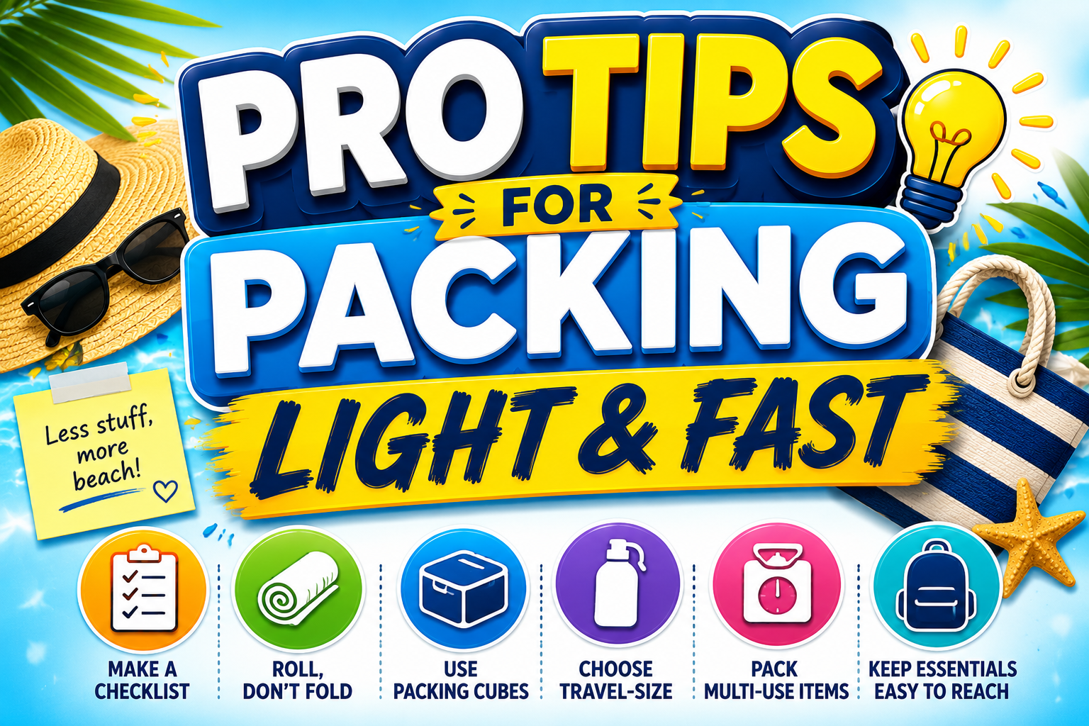 Pro Tips for Packing Light & Fast