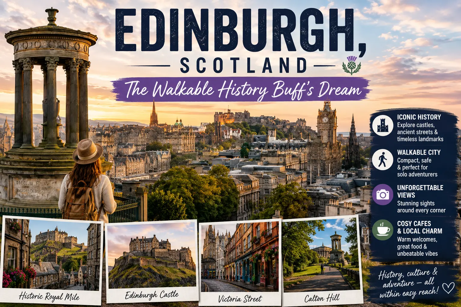  Edinburgh, Scotland: The Walkable History Buff’s Dream