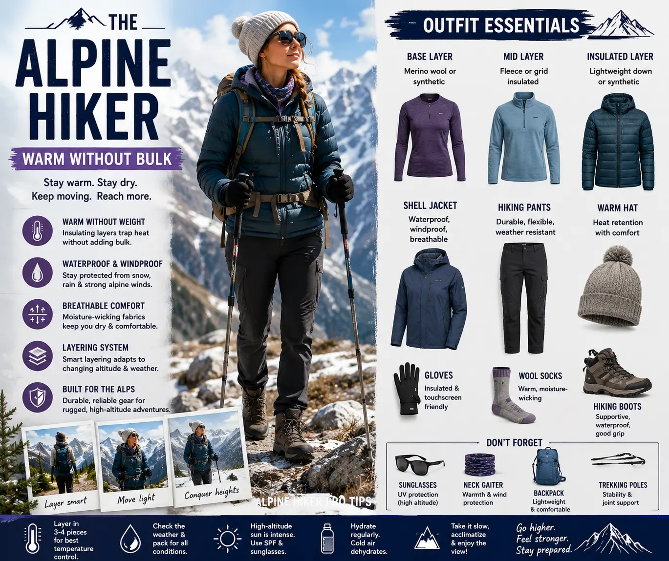 The Alpine Hiker: Warm Without Bulk