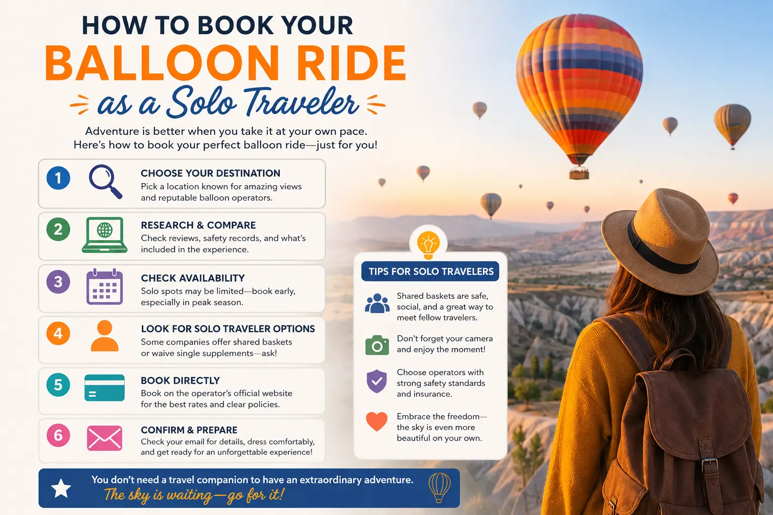  How to Book Your Balloon Ride as a Solo Traveler