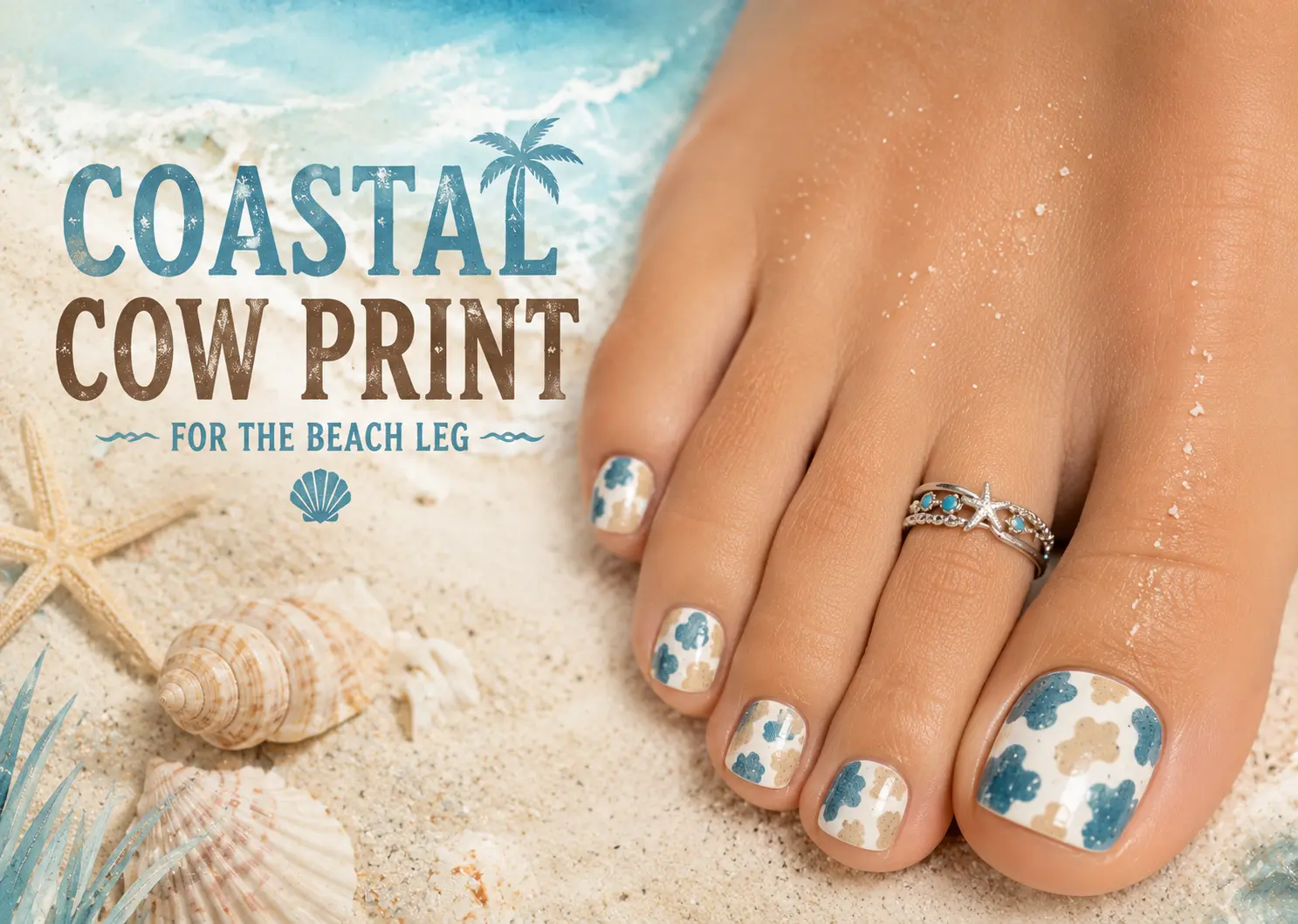 Coastal Cow Print (For the Beach Leg)