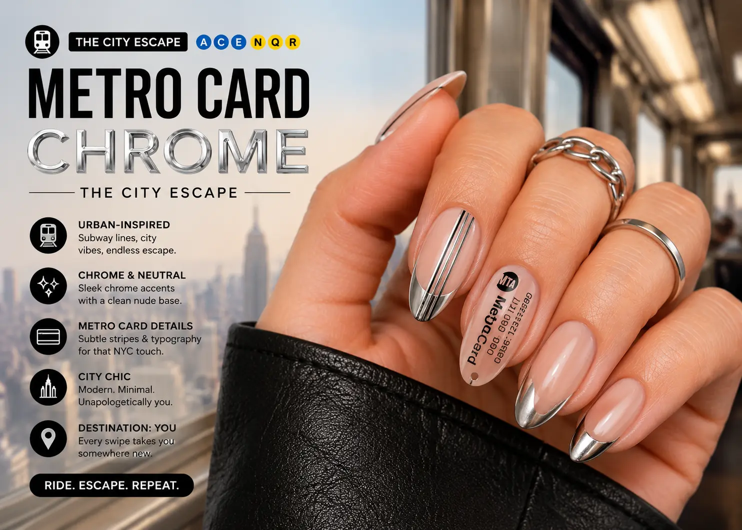 Metro Card Chrome (The City Escape)