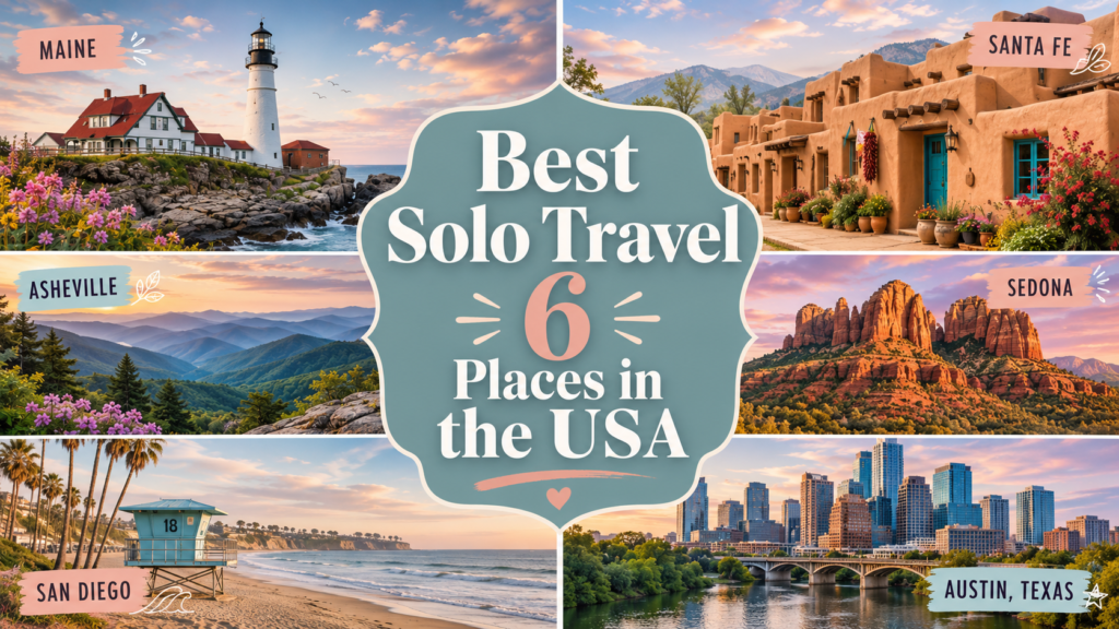 Best Solo Travel: 6 Places in the USA That Feel Safe & Spectacular (2026 Guide)