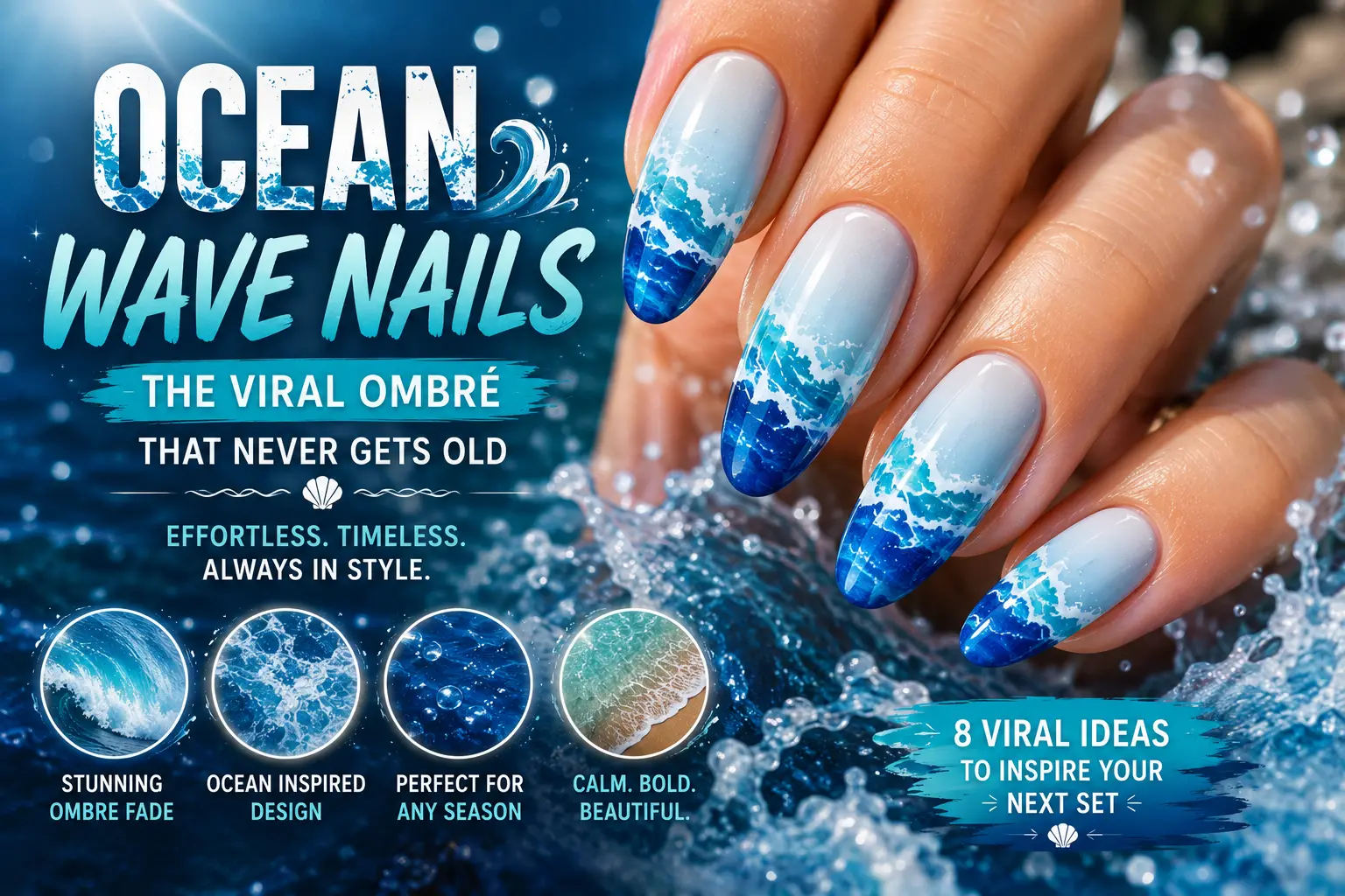 Ocean Wave Nails: The Viral Ombré That Never Gets Old