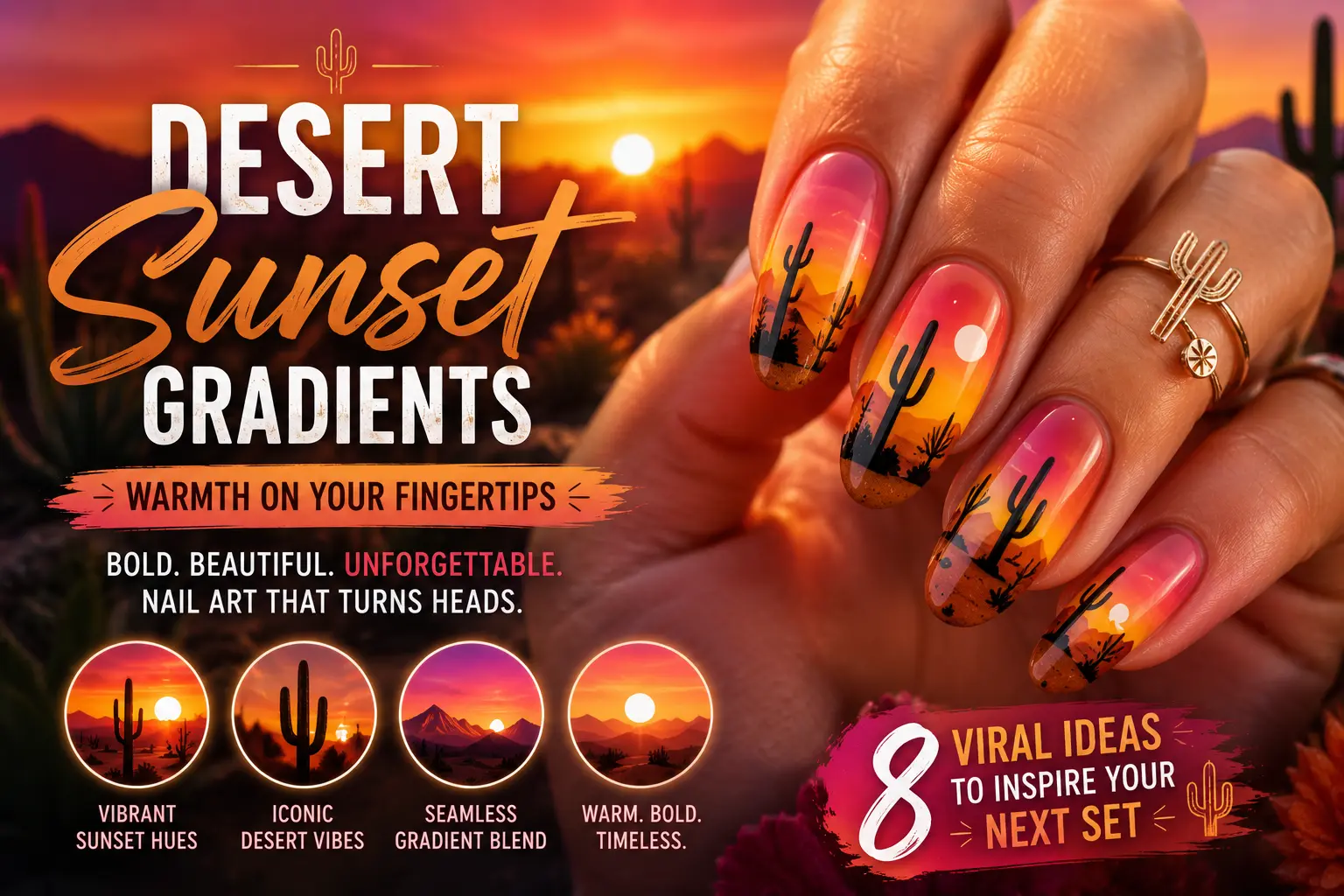  Desert Sunset Gradients: Warmth on Your Fingertips
