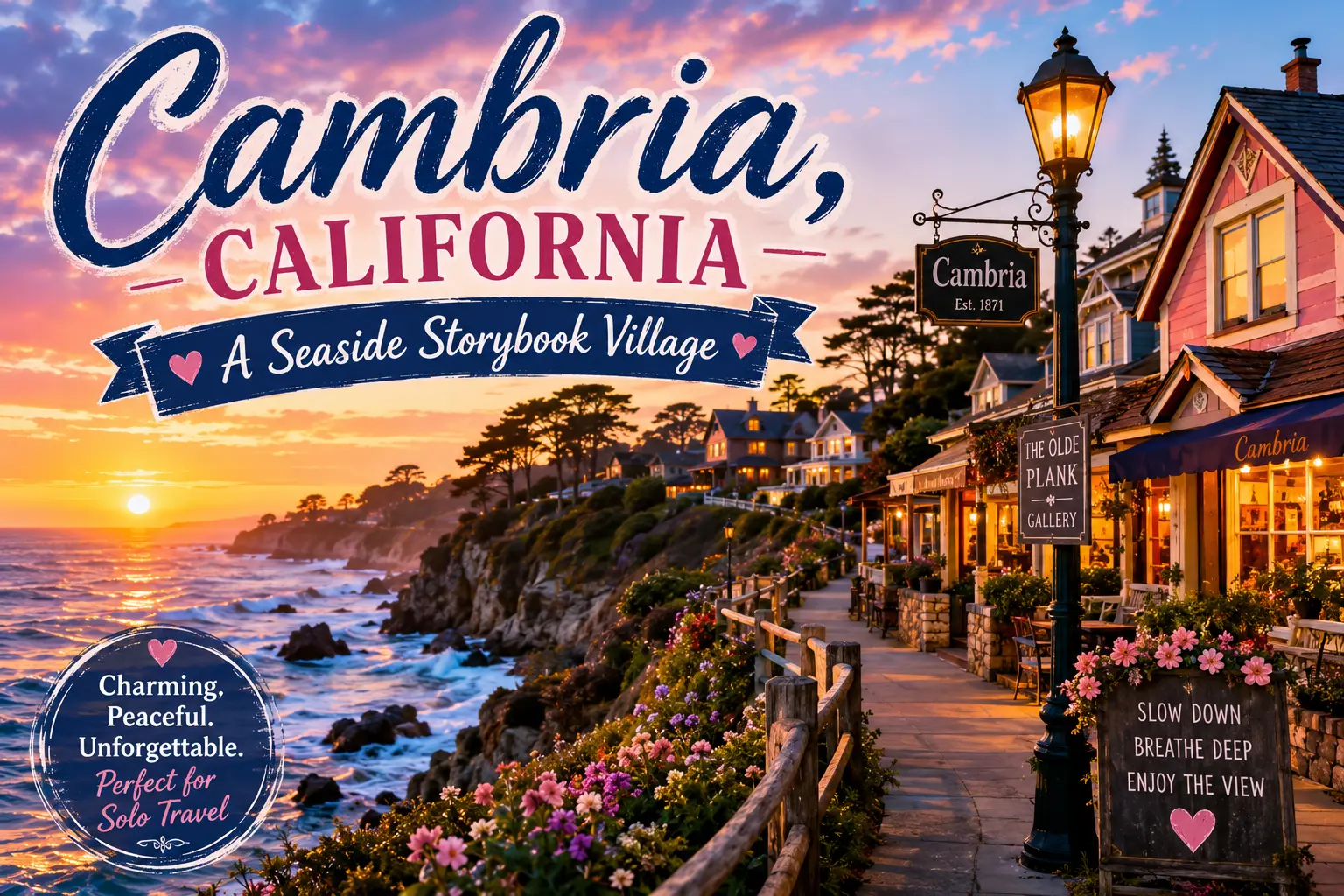 Cambria, California – A Seaside Storybook Village