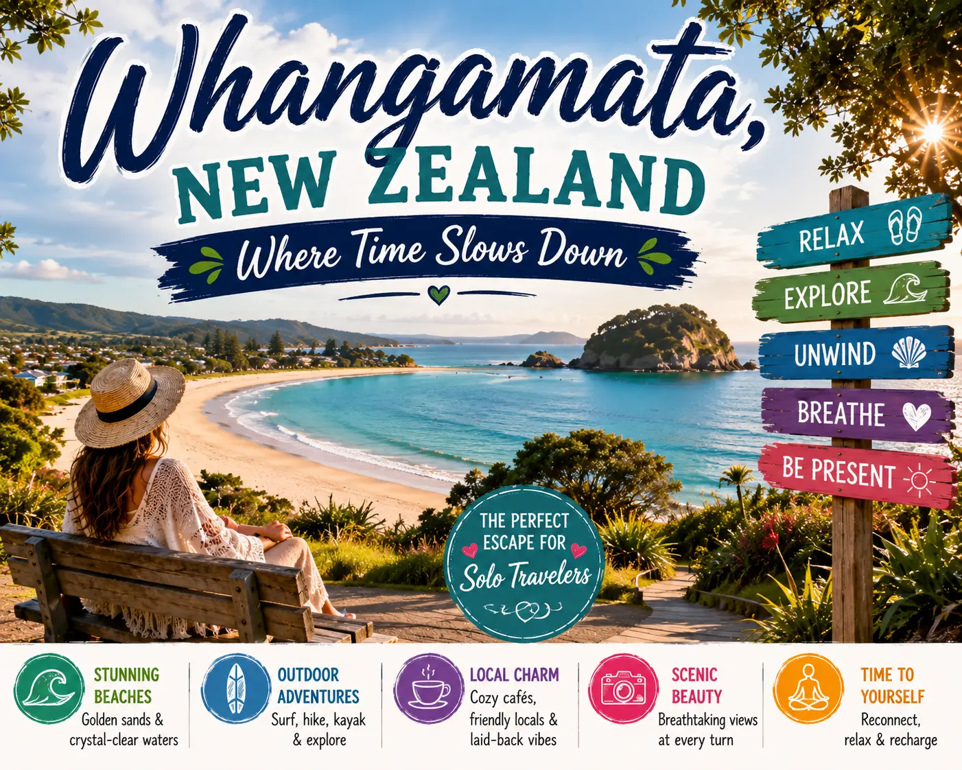Whangamata, New Zealand Where Time Slows Down