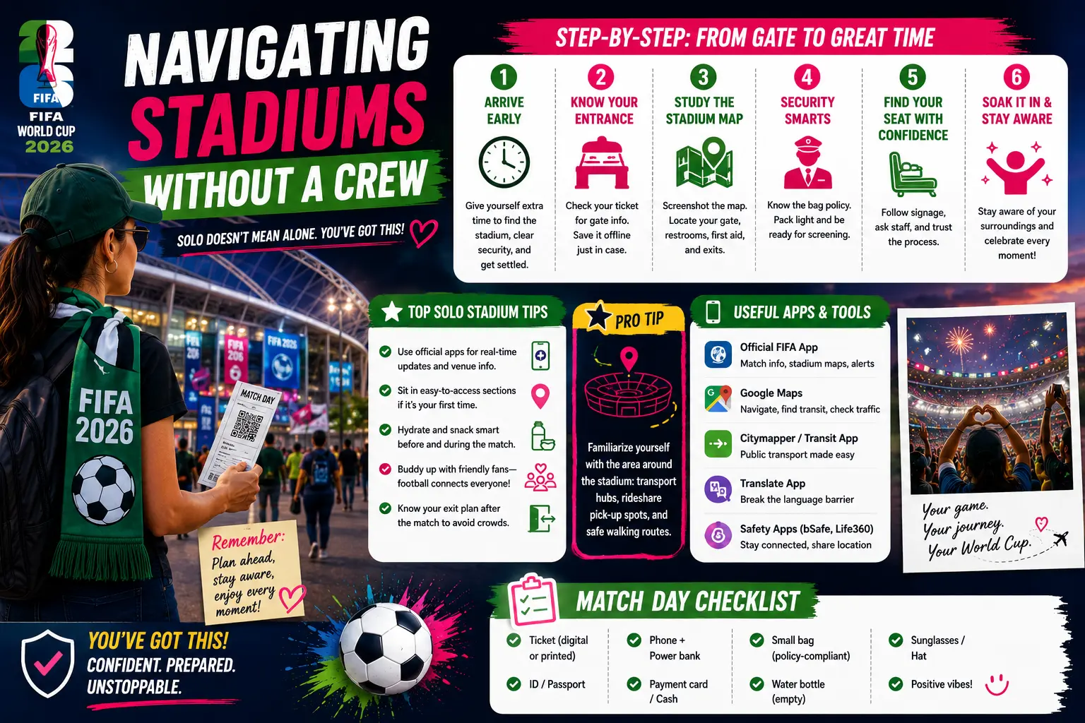  Navigating Stadiums Without a Crew