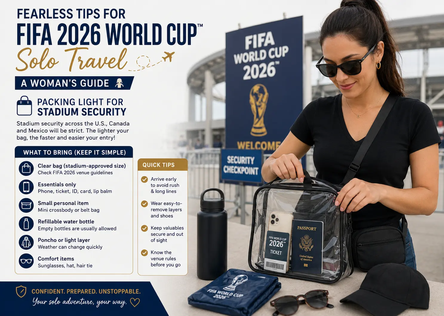 Packing Light for Stadium Security
