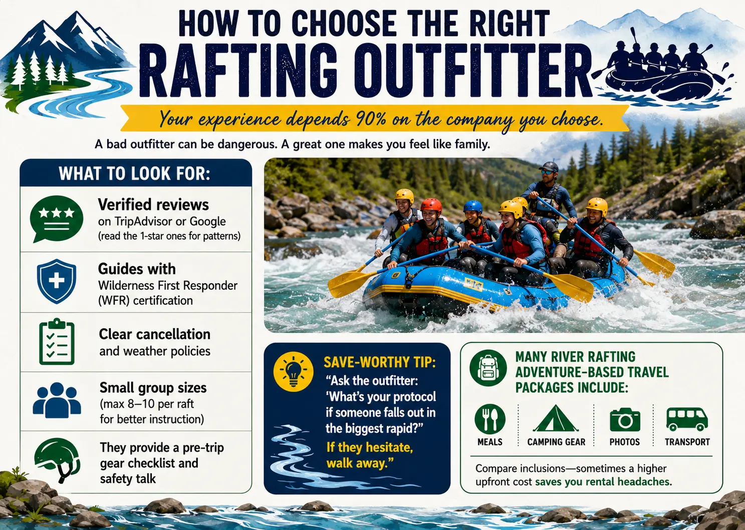 How to Choose the Right Rafting Outfitter
