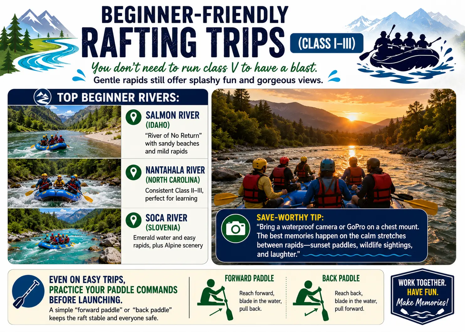  Beginner-Friendly Rafting Trips