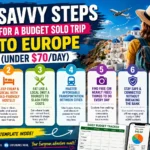 7 Savvy Steps for a Budget Solo Trip to Europe (Under $70/Day)