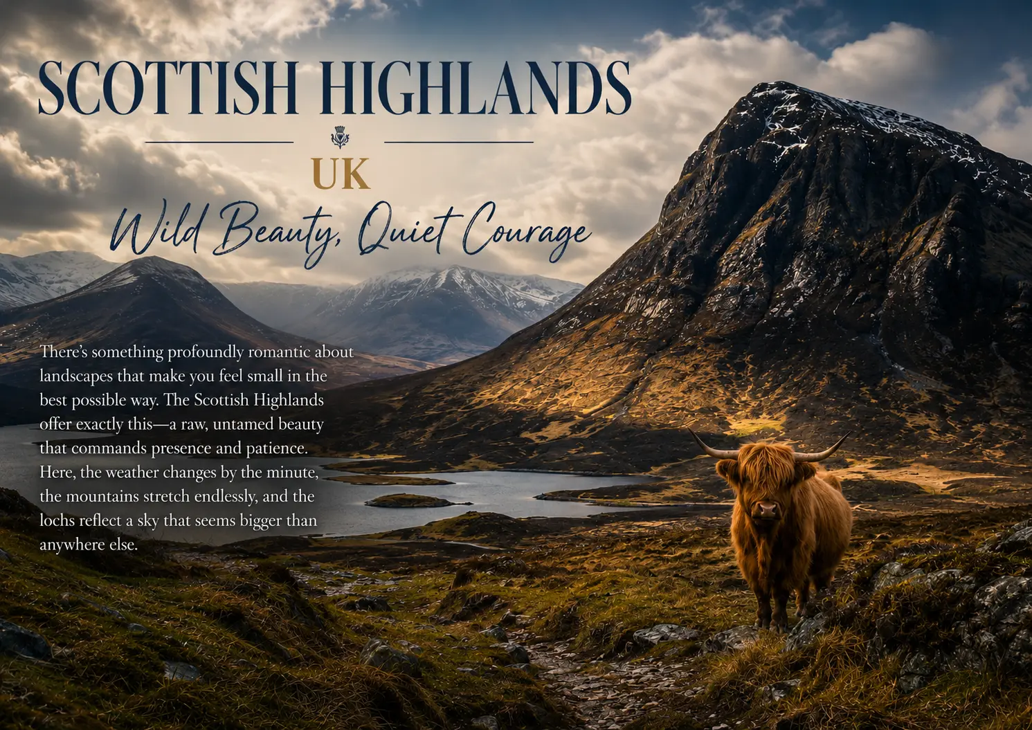 Scottish Highlands, UK: Wild Beauty, Quiet Courage