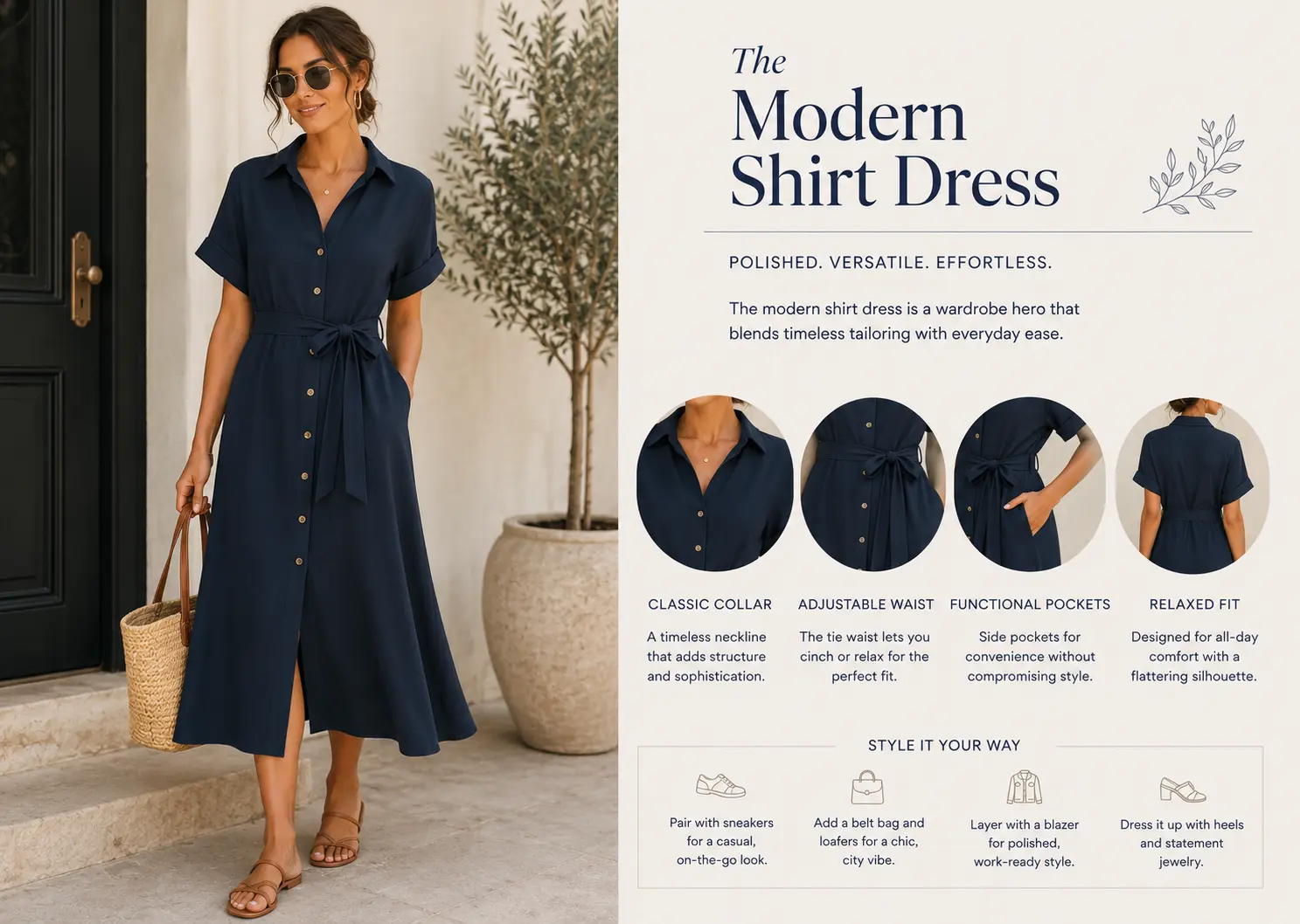 The Modern Shirt Dress