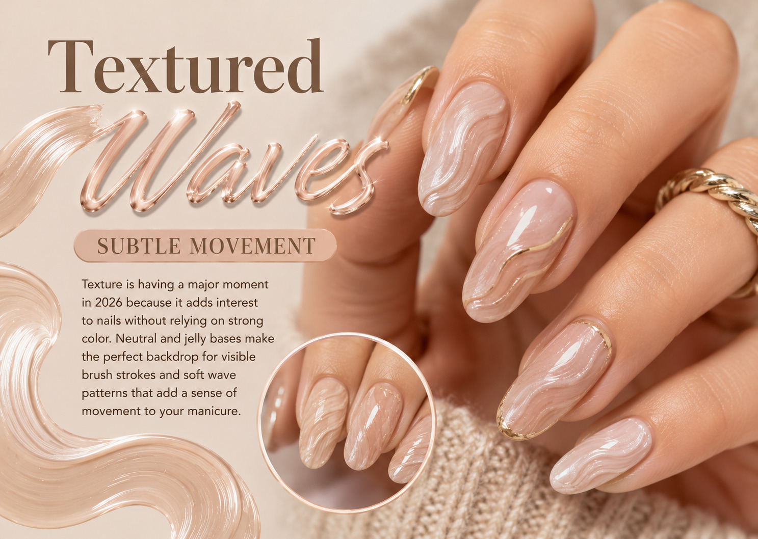 Textured Waves: Subtle Movement