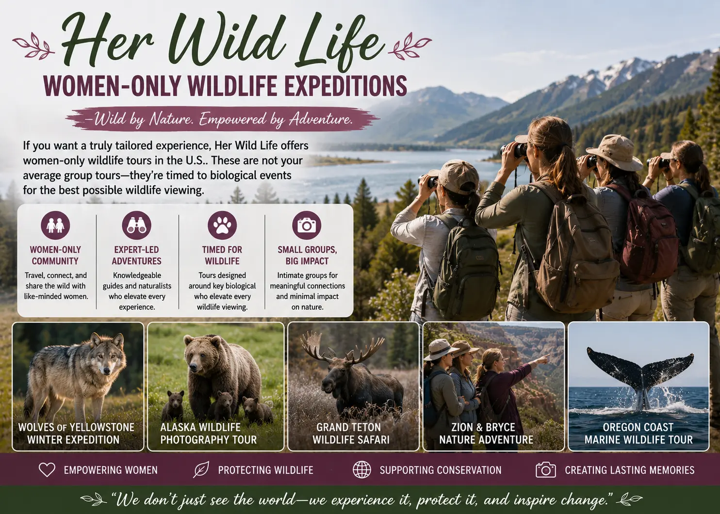 Her Wild Life – Women-Only Wildlife Expeditions