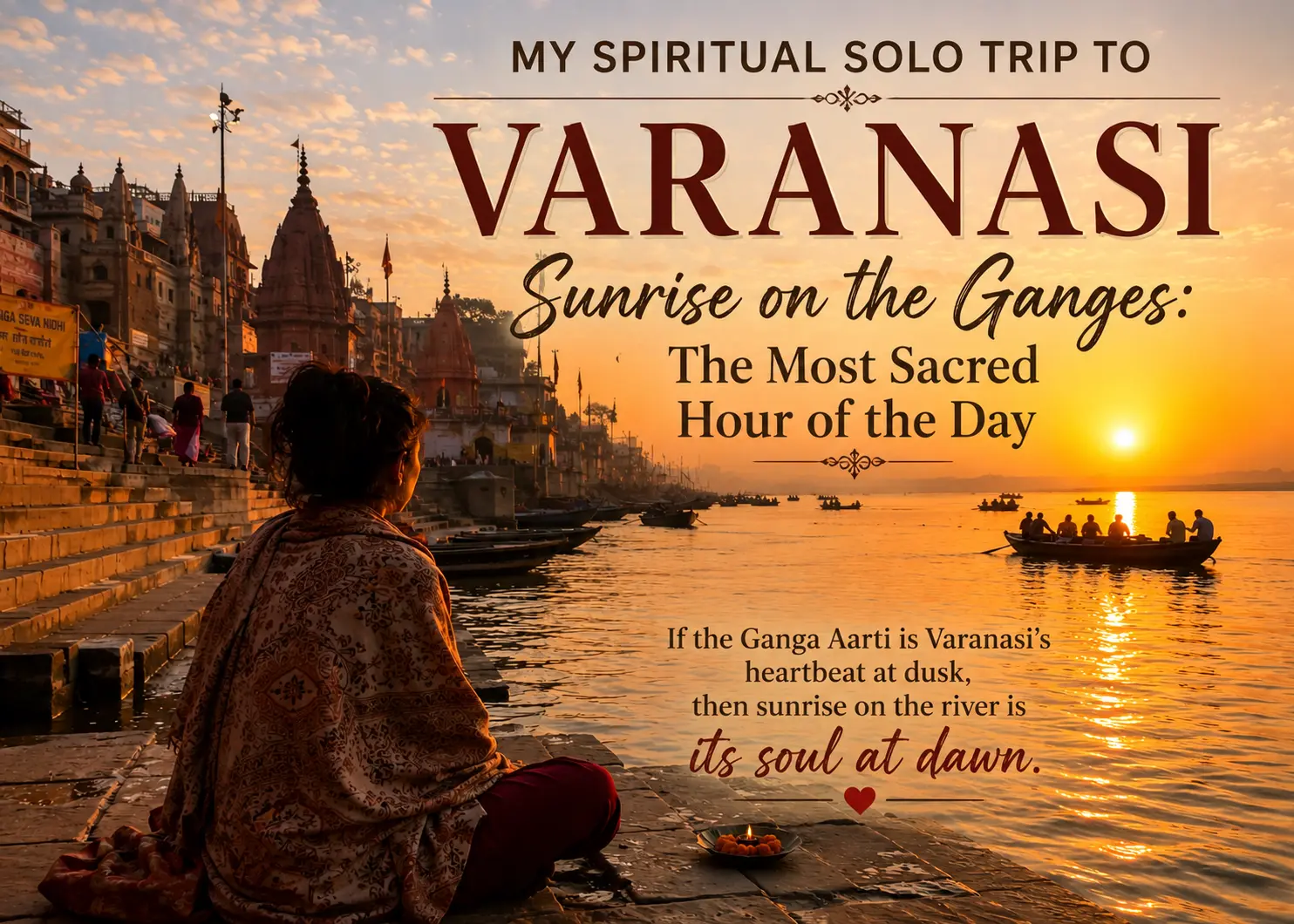Sunrise on the Ganges: The Most Sacred Hour of the Day