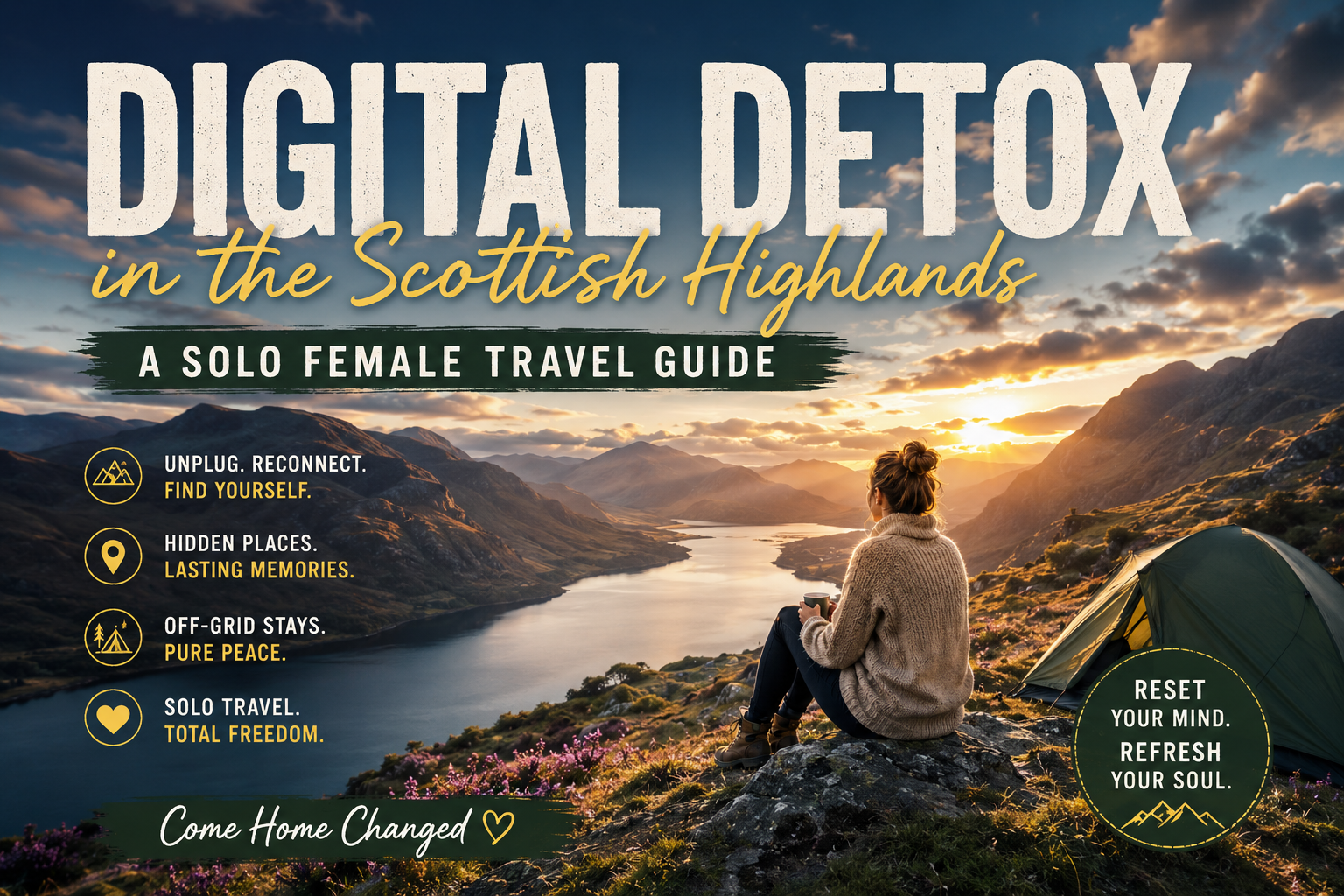 Digital Detox in the Scottish Highlands: A Solo Female Travel Guide
