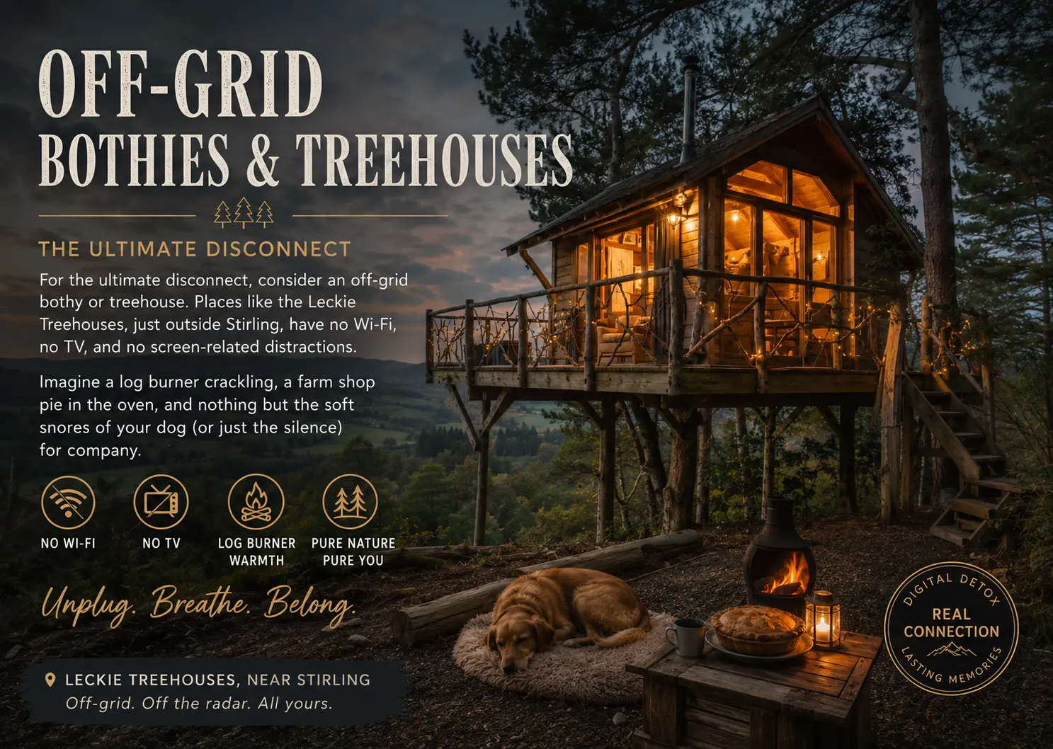 Off-Grid Bothies and Treehouses