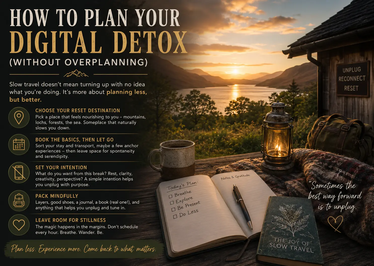 How to Plan Your Digital Detox (Without Overplanning)