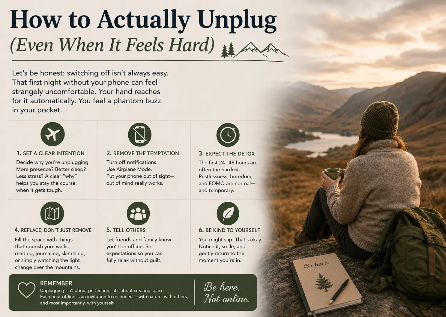 How to Actually Unplug (Even When It Feels Hard)
