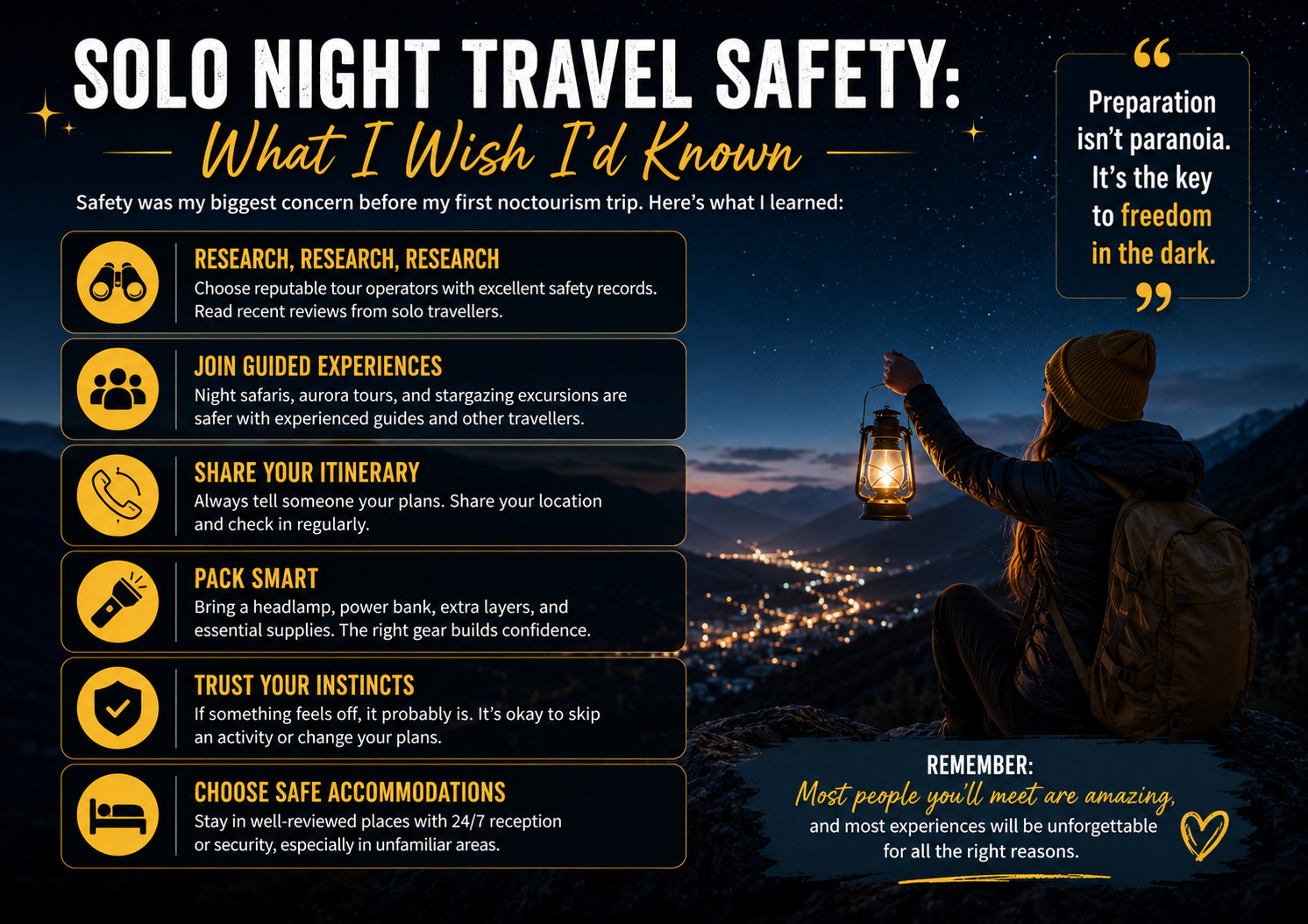 Solo Night Travel Safety: What I Wish I'd Known