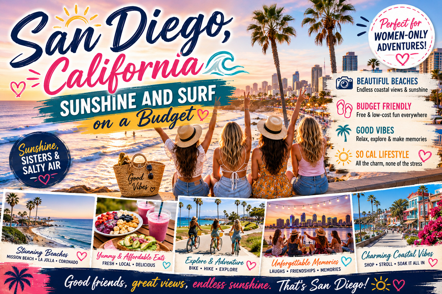  San Diego, California: Sunshine and Surf on a Budget