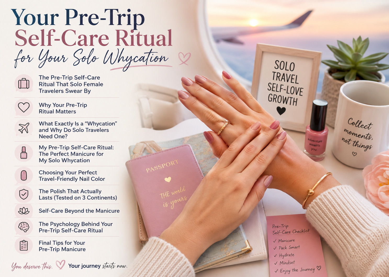 The PreTrip Self Care Ritual That Solo Female Travelers Swear By