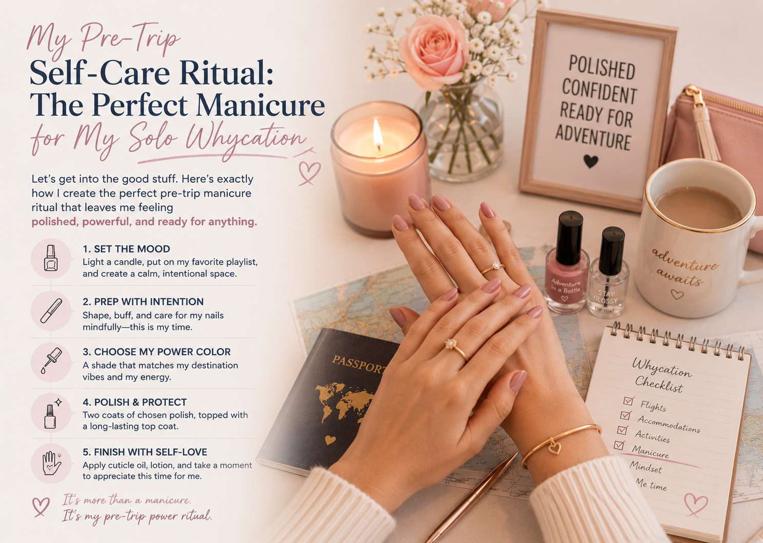 My Pre-Trip Self-Care Ritual: The Perfect Manicure for My Solo Vacation