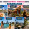 7 Best Summer Solo Woman Destinations USA 2026 (Safe, Fun & Unforgettable)