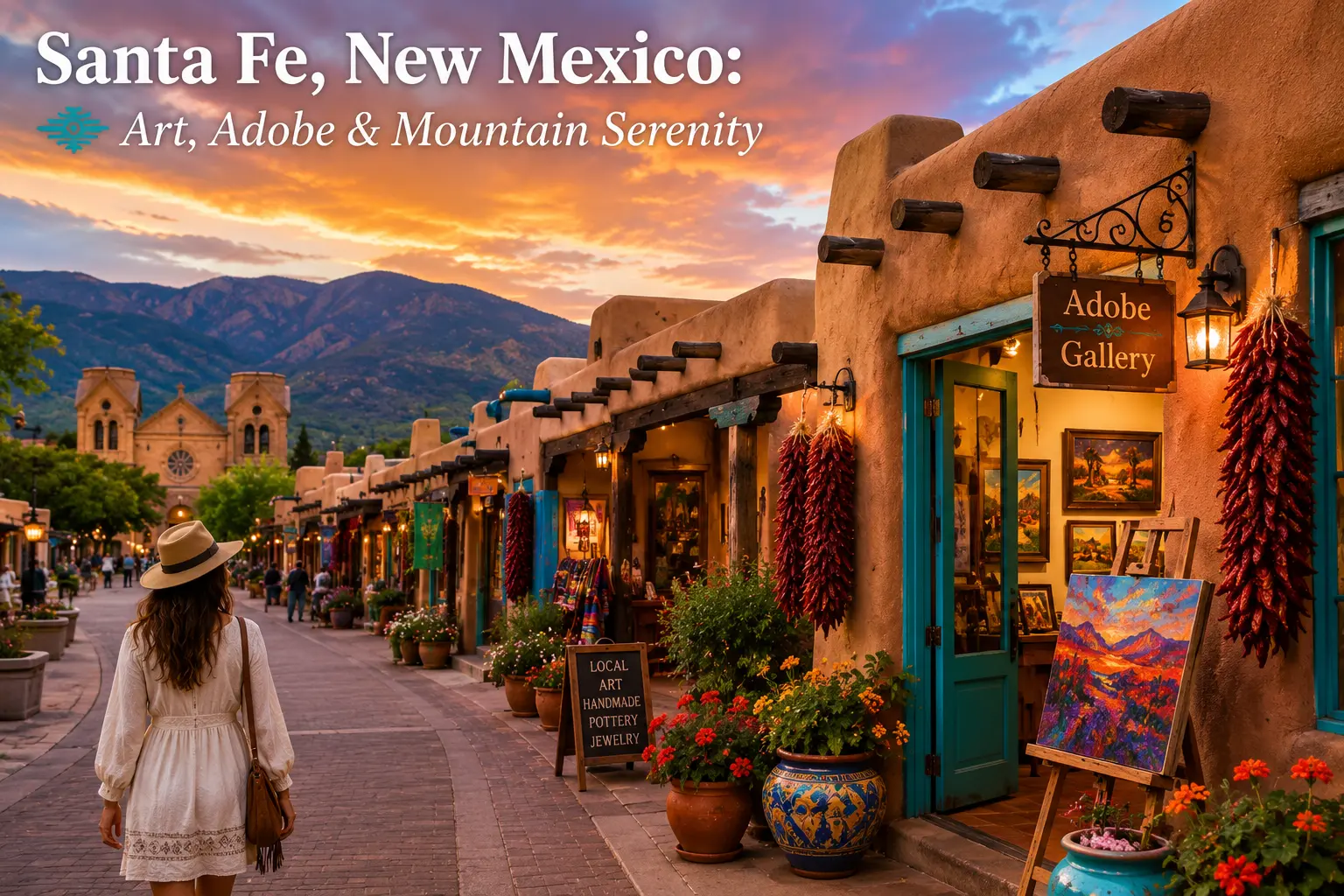 Santa Fe, New Mexico: Art, Adobe & Mountain Serenity