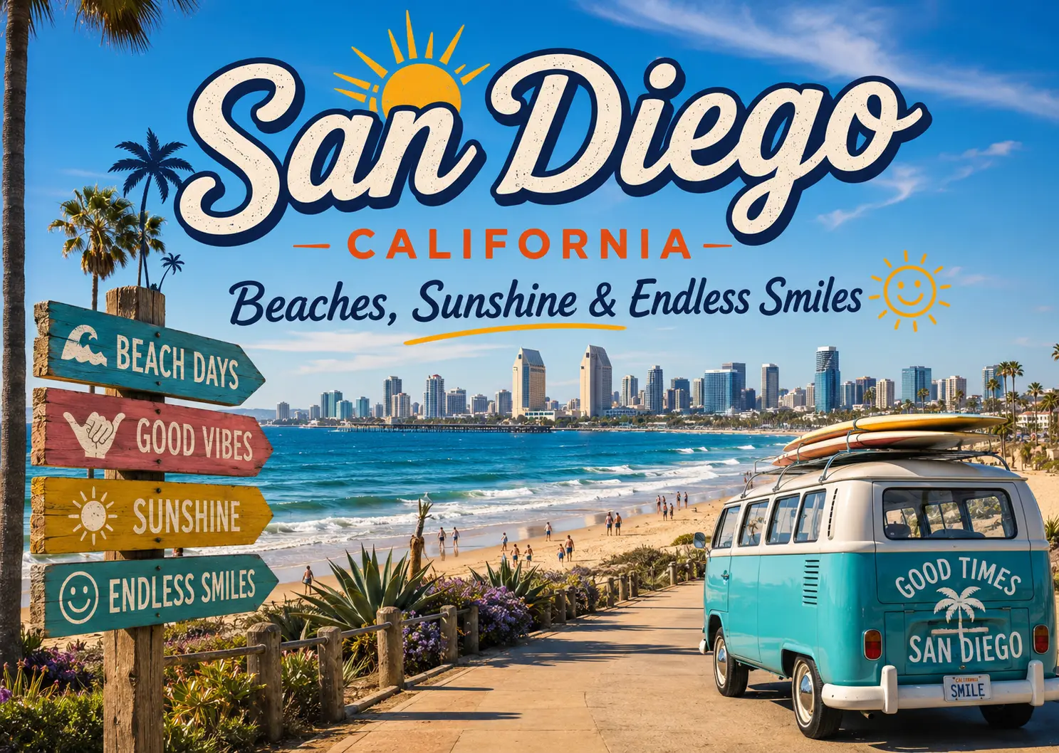 San Diego, California: Beaches, Sunshine & Endless Smiles