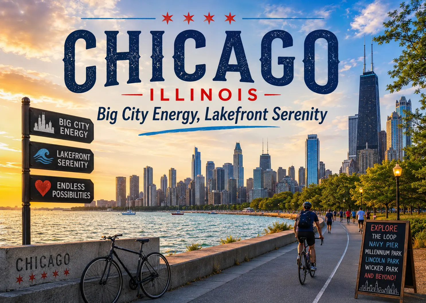 Chicago, Illinois: Big City Energy, Lakefront Serenity