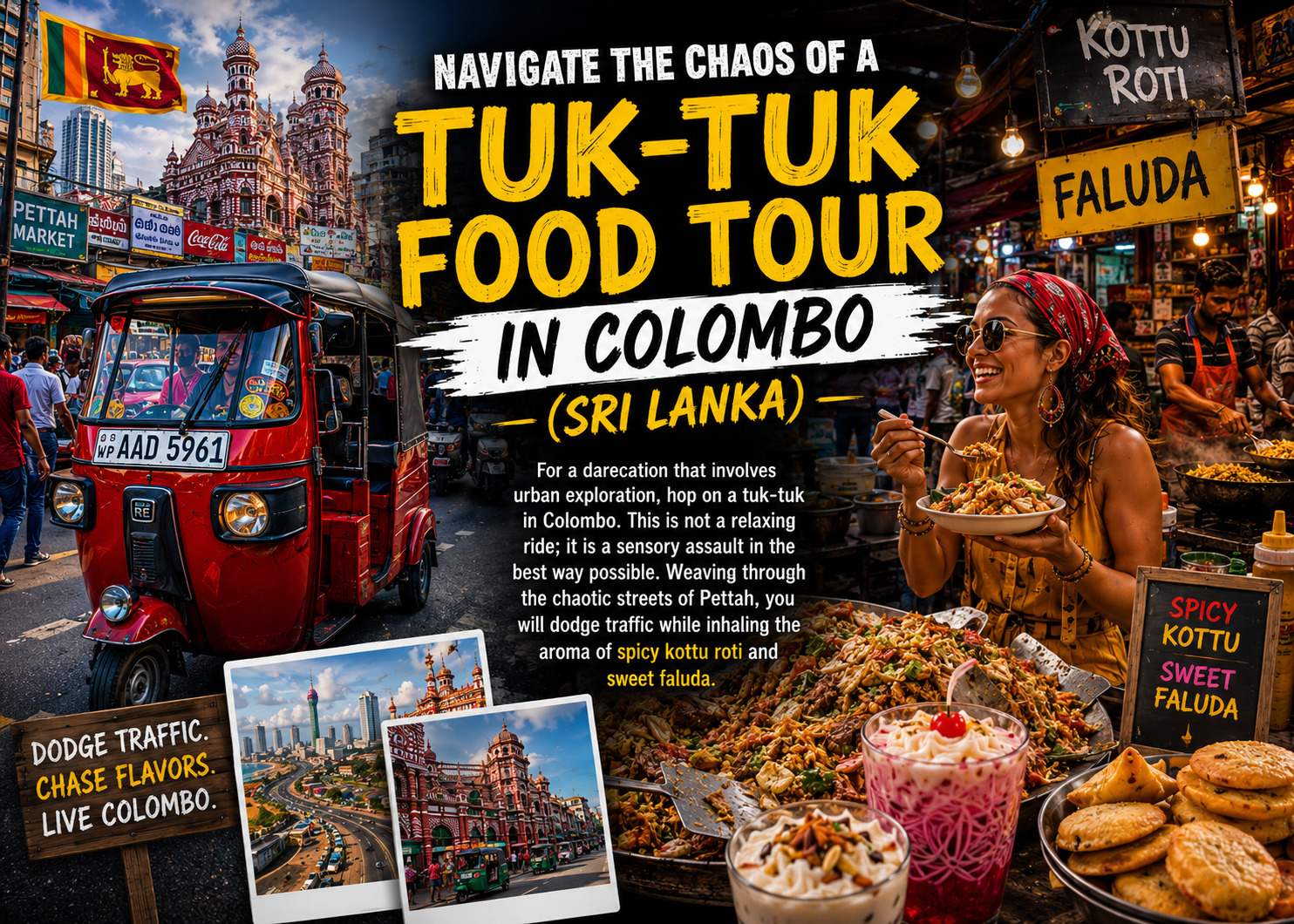 Navigate the Chaos of a Tuk-Tuk Food Tour in Colombo (Sri Lanka)