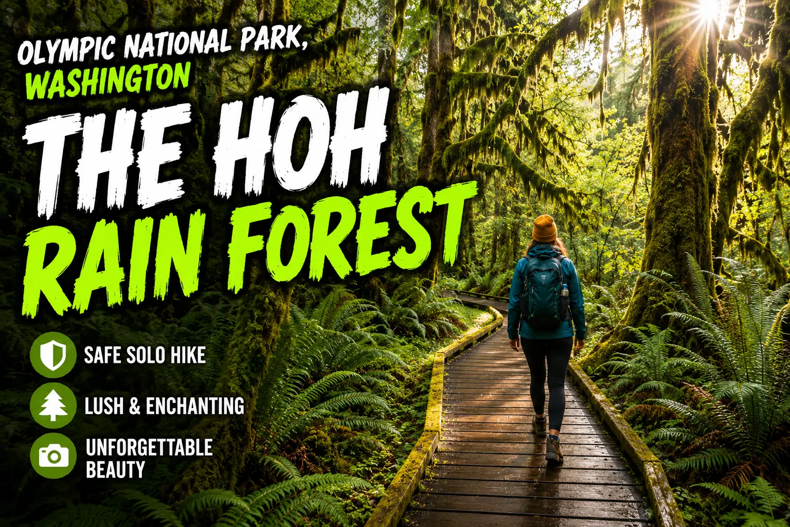  Olympic National Park, Washington – The Hoh Rain Forest