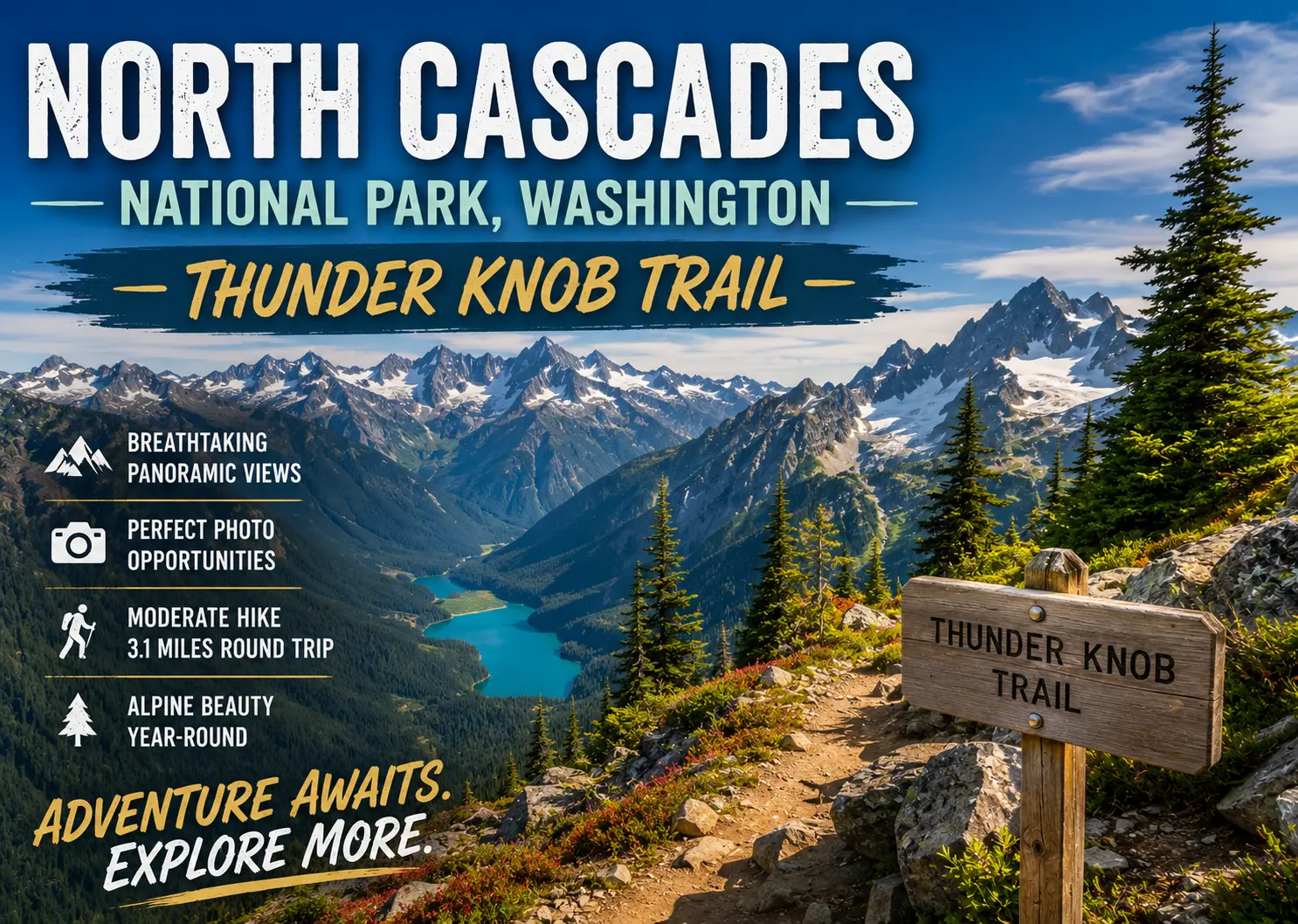 North Cascades National Park, Washington – Thunder Knob Trail