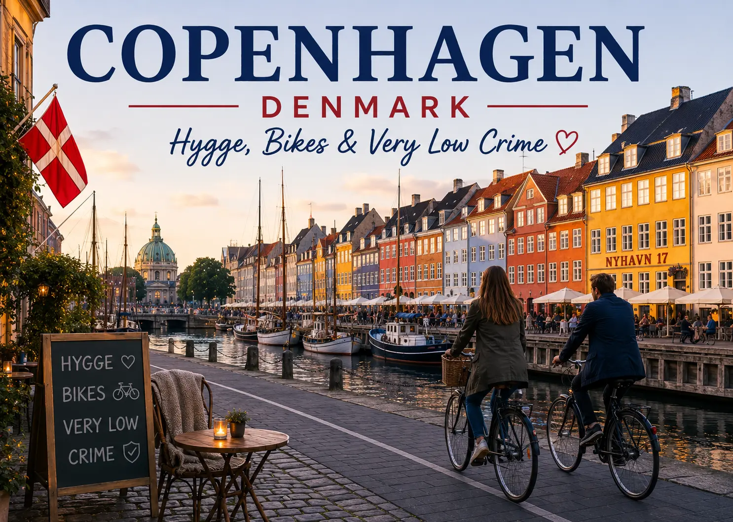 Copenhagen, Denmark: Hygge, Bikes & Very Low Crime