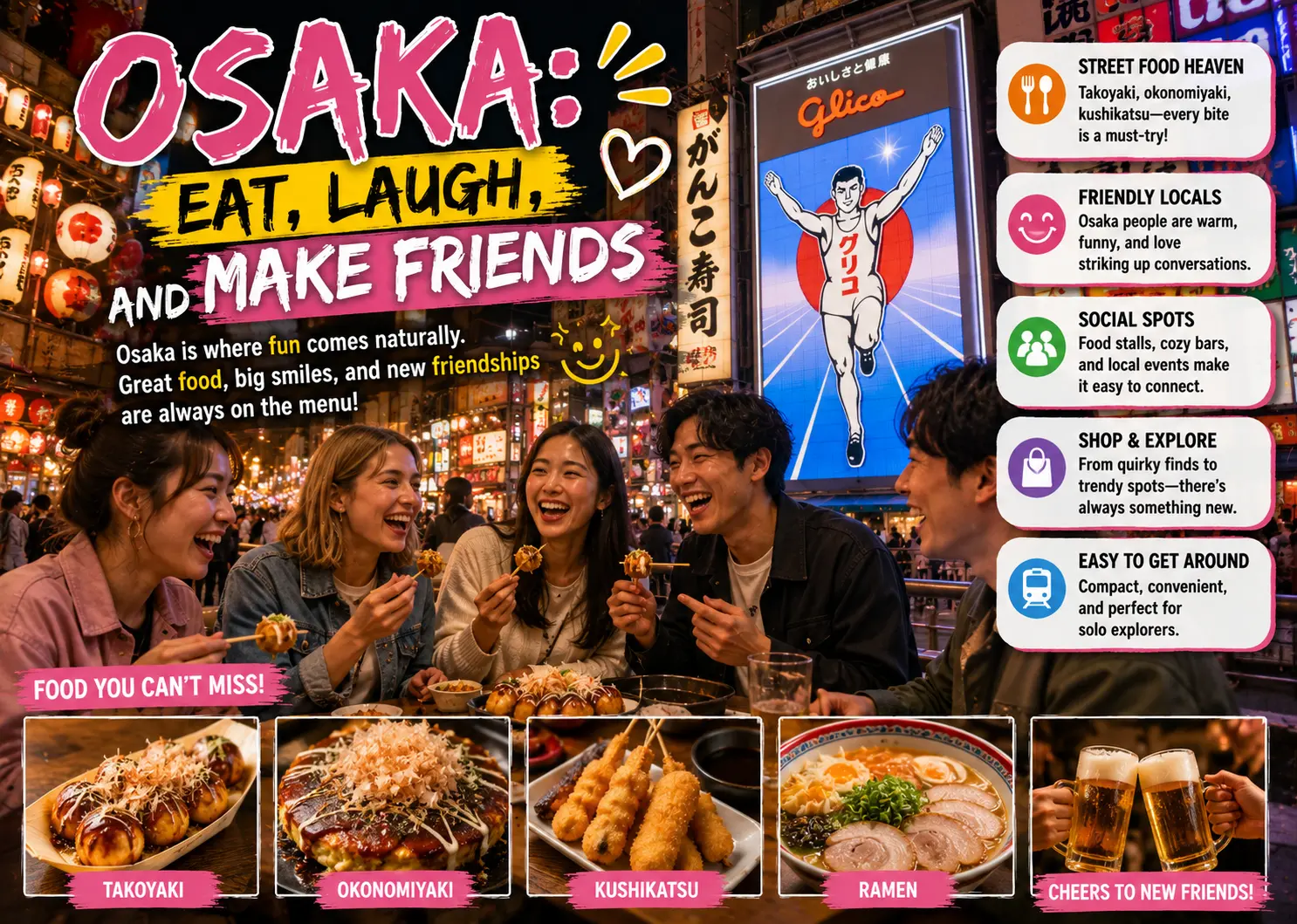 Osaka: Eat, Laugh, and Make Friends
