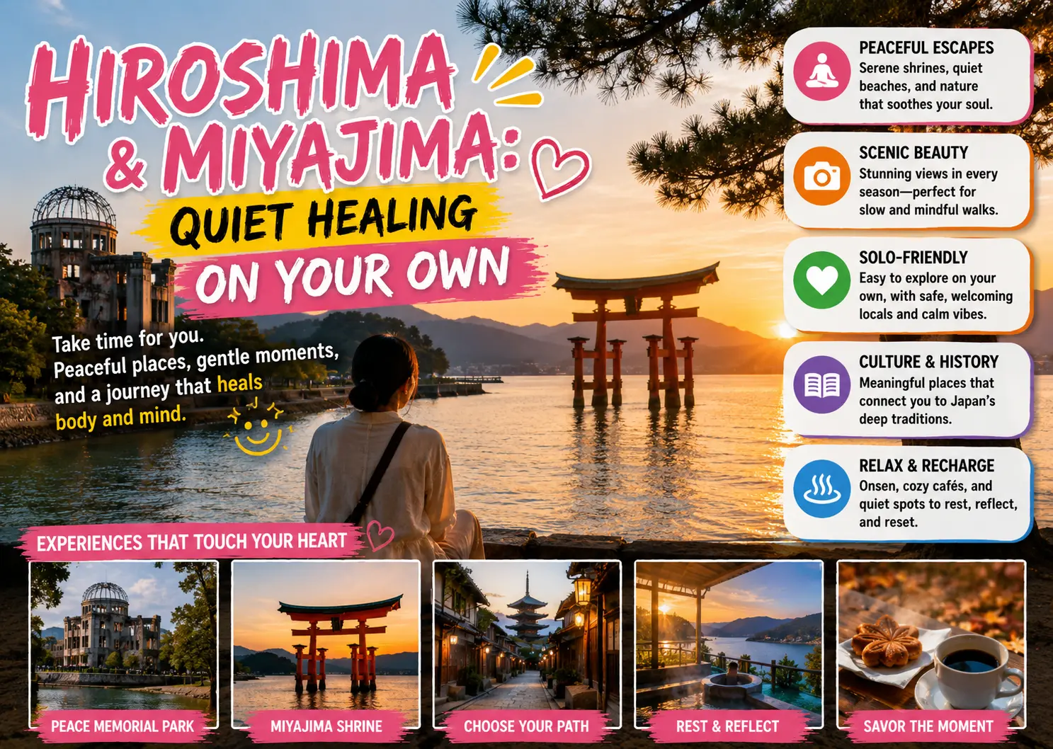 Hiroshima & Miyajima: Quiet Healing on Your Own