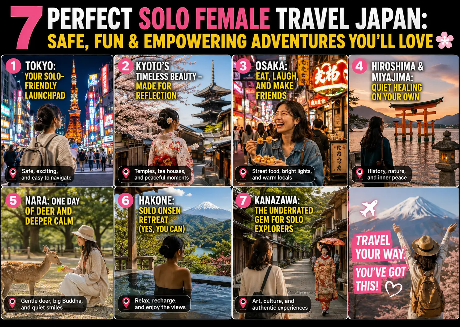 Perfect Solo Female Travel Adventures in Japan: Safe, Fun & Empowering You’ll Love