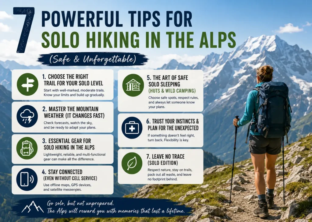 Powerful Tips for Solo Hiking in the Alps (Safe & Unforgettable)