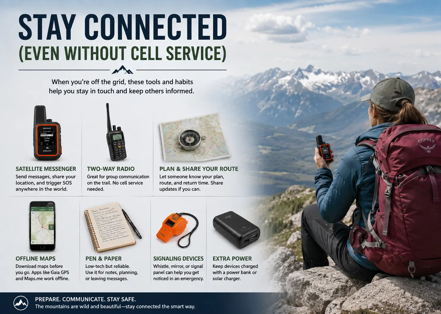 Stay Connected (Even Without Cell Service)