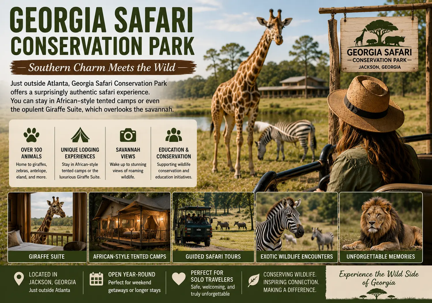 Georgia Safari Conservation Park – Southern Charm Meets the Wild