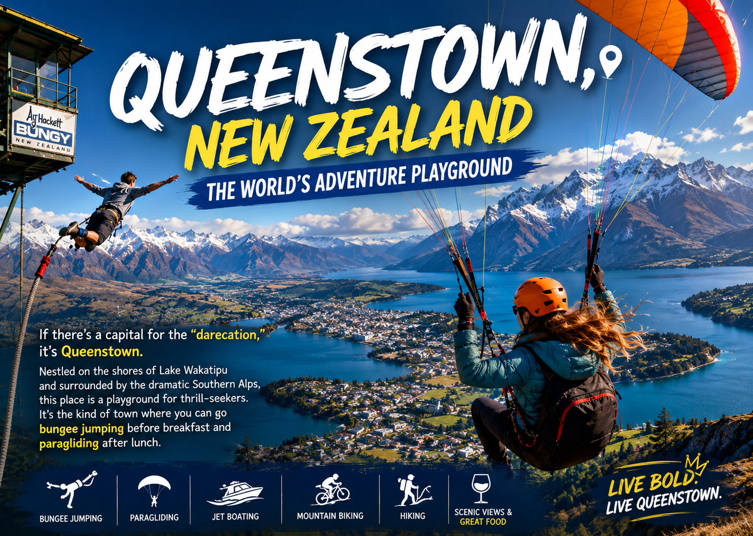 1. Queenstown, New Zealand: The World's Adventure Playground