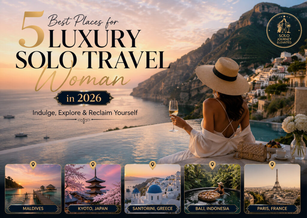 5 Best Places for Luxury Solo Travel Woman in 2026: Indulge, Explore & Reclaim Yourself