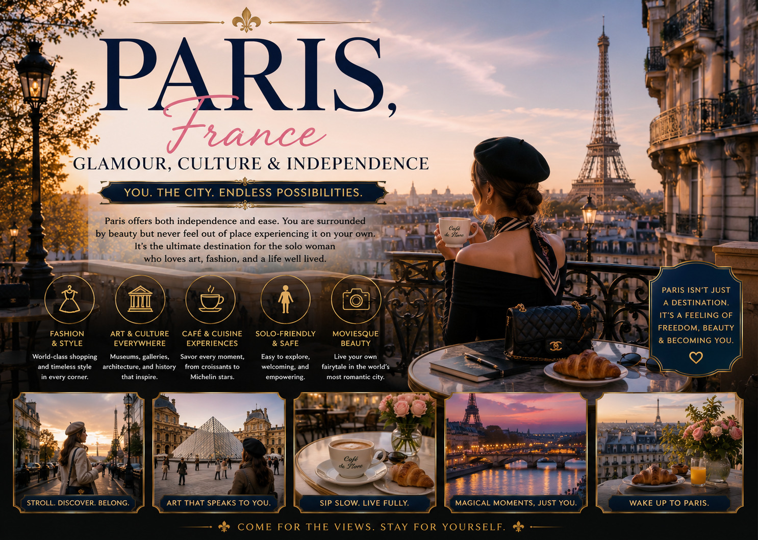 Paris, France: Glamour, Culture, and Independence